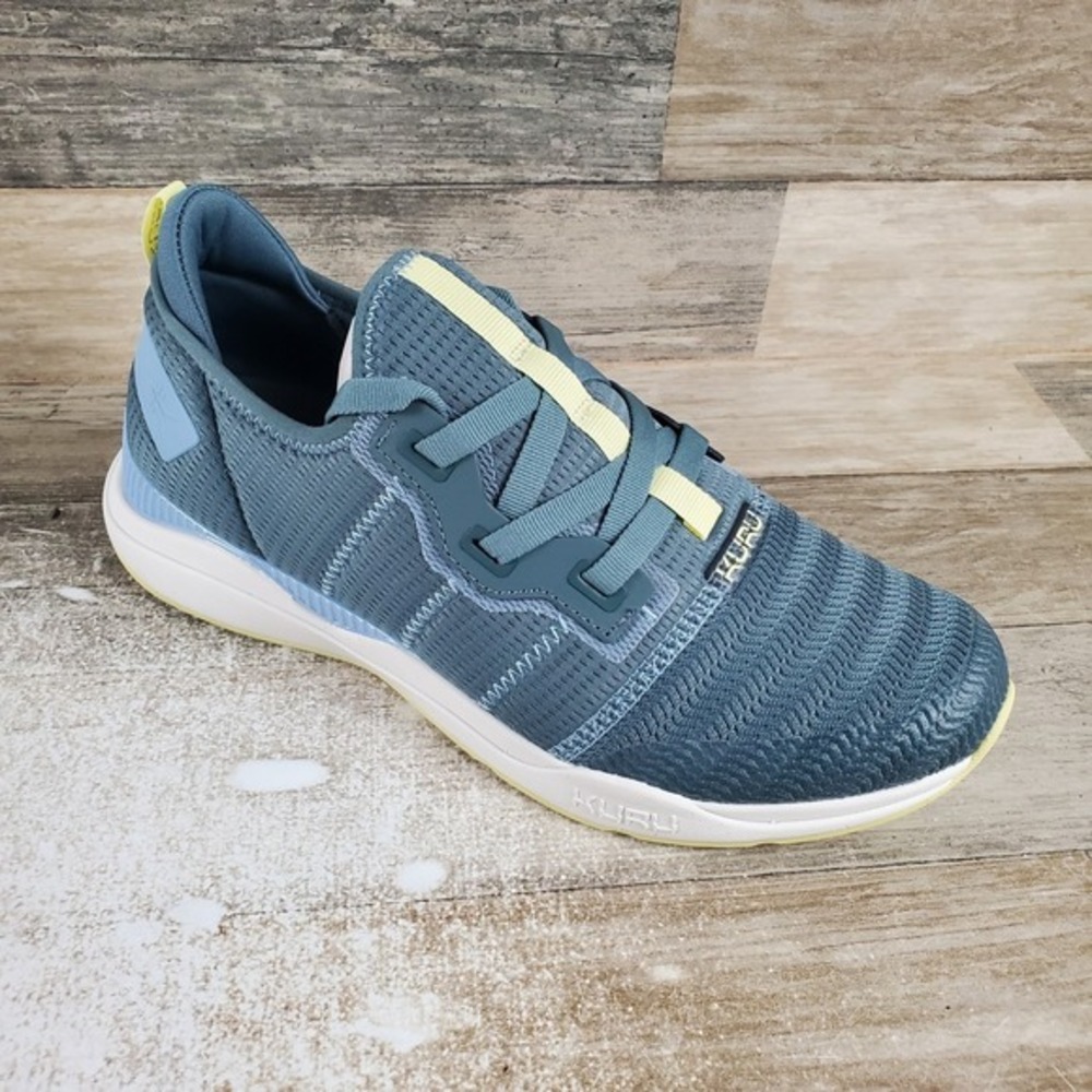 KURU‎ Stride Move Womens Shoes Sz 10.5 M Blue Haze-Lime Sorbet Comfort Sneakers